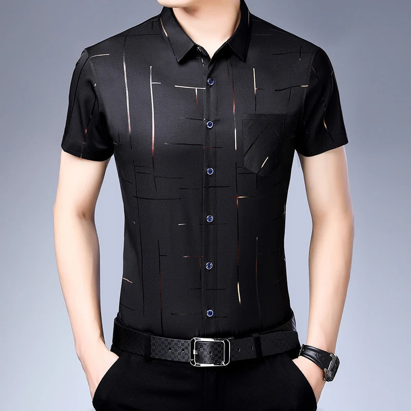 Shirt No Iron and Wrinkle Resistant Top