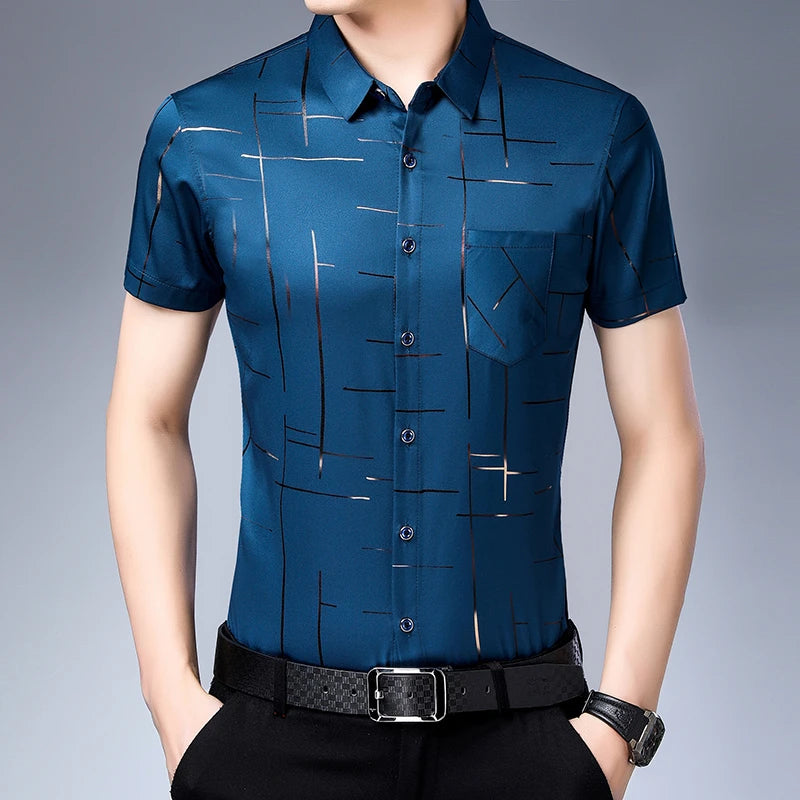 Shirt No Iron and Wrinkle Resistant Top
