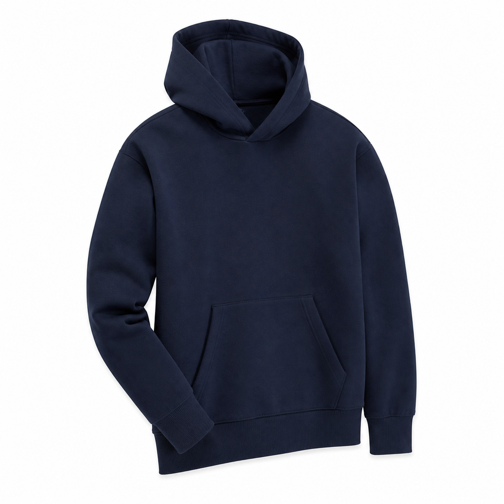 Navy Pullover Hoodie